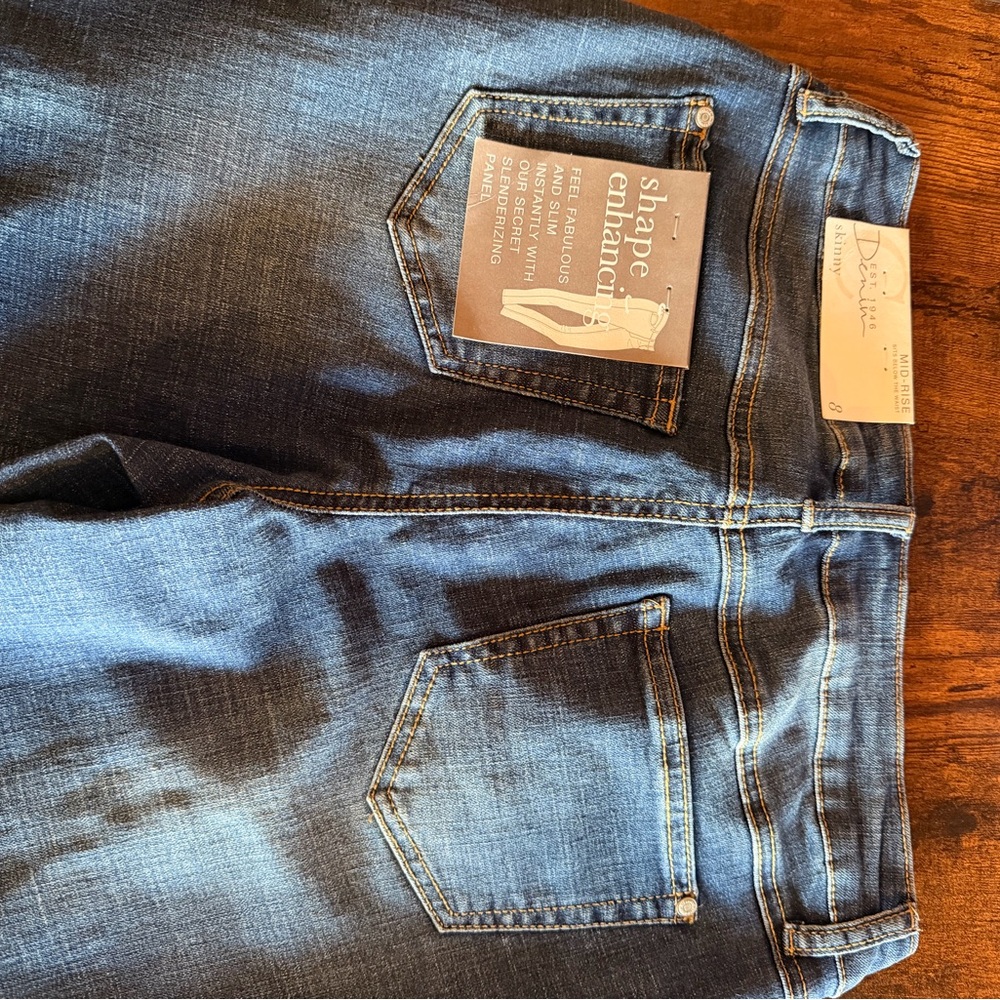 Cato Women's Skinny Jeans in Dark Blue